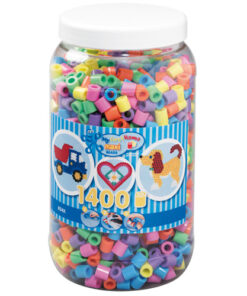 Hama Strijkkralen Maxi Pastelkleuren 1400 stuks