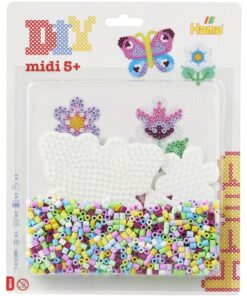 Hama Strijkkralen Midi Vlinder en Bloem 1100 Stuks