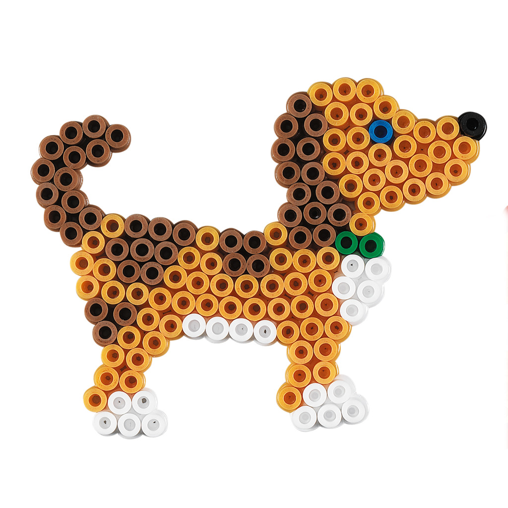 Hama Strijkkralen Multicolor met Hond en Zeshoekplaat 7000 Stuks - Afbeelding 2