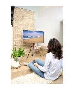Alternative view of Hama TV-Standaard Hout-Look Schildersezel voor Beeldscherm 94-191 cm Walnoot
