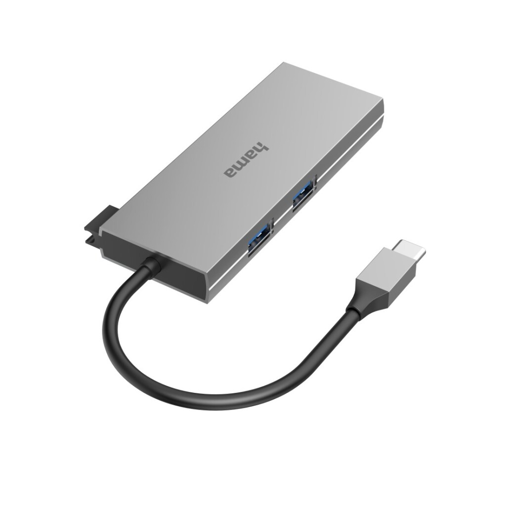 Hama USB-C-hub Multiport 6-poorts 2x USB-A USB-C HDMI™ SD MicroSD - Afbeelding 2