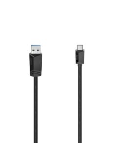 Hama USB-C-kabel USB-C-stekker - USB-A-stekker USB 3.2 Gen1 5 Gbit/s 1,50 M