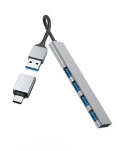 Hama USB-hub 4-poorts USB 3.2 Gen1 5 Gbit/s Ultra Slim Incl. USB-C-adapter - Afbeelding 3