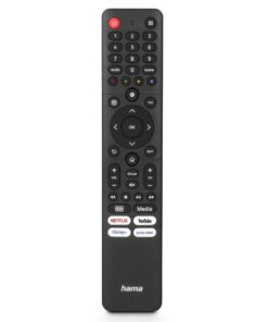 Hama Universele Afstandsbediening Hisense TV’s IR Lerend + 4 App-knoppen Zwart
