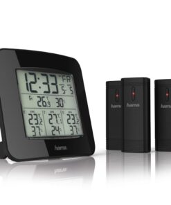 Alternative view of Hama Weerstation EWS-Trio Met Drie Sensoren Zwart