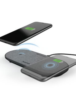 Hama Wireless Charger QI-FC10 DUO 10 W Draadloze Smartphone-oplaadpad Zwart