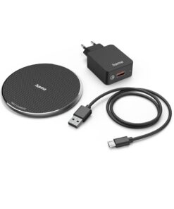 Alternative view of Hama Wireless Charger Set QI-FC10 10 W Draadl. Smartphone-oplaadpad Zwart