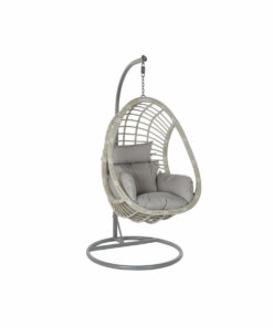 Hangende tuinstoel DKD Home Decor Grijs Multicolour Aluminium Synthetische rotan 90 x 70 x 110 cm