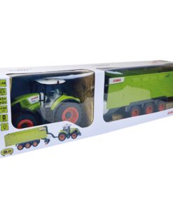 Happy People RC Claas Axion 870 Tractor + Aanhanger met Licht 1:16 - Afbeelding 2