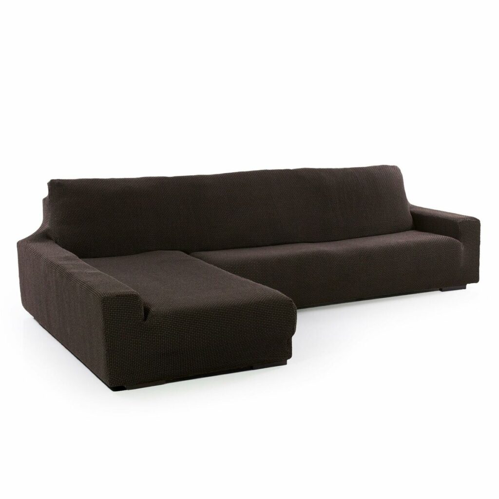 Hoes voor chaise longue met lange armleuning links Sofaskins NIAGARA Bruin (Refurbished A)
