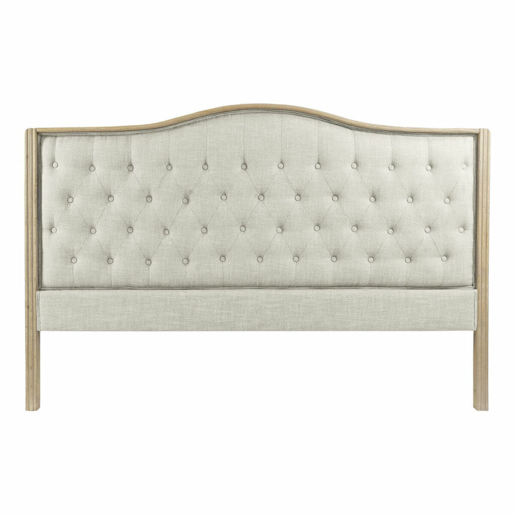Hoofdbord DKD Home Decor Beige Natuurlijk Hout Rubberwood 180 x 10 x 120 cm