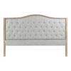Hoofdbord DKD Home Decor Grijs Rubberwood 160 x 10 x 120 cm