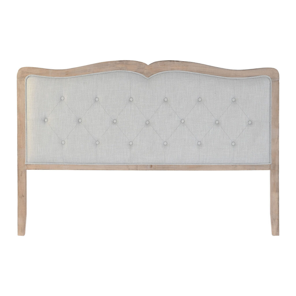 Hoofdbord DKD Home Decor Lichtgrijs Ek 160 x 10 x 120 cm 180 x 10 x 120 cm
