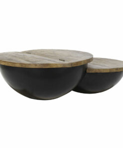 Hoofdtafel DKD Home Decor Hout Metaal 114 x 76 x 33 cm