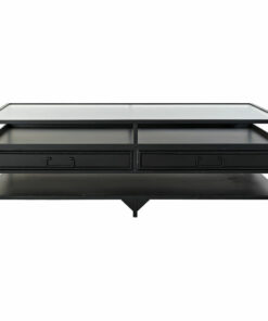 Hoofdtafel DKD Home Decor Metaal Kristal (120 x 60 x 40 cm)
