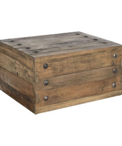 Hoofdtafel DKD Home Decor Pijnboom Gerecycleerd Hout 78 x 59 x 41 cm