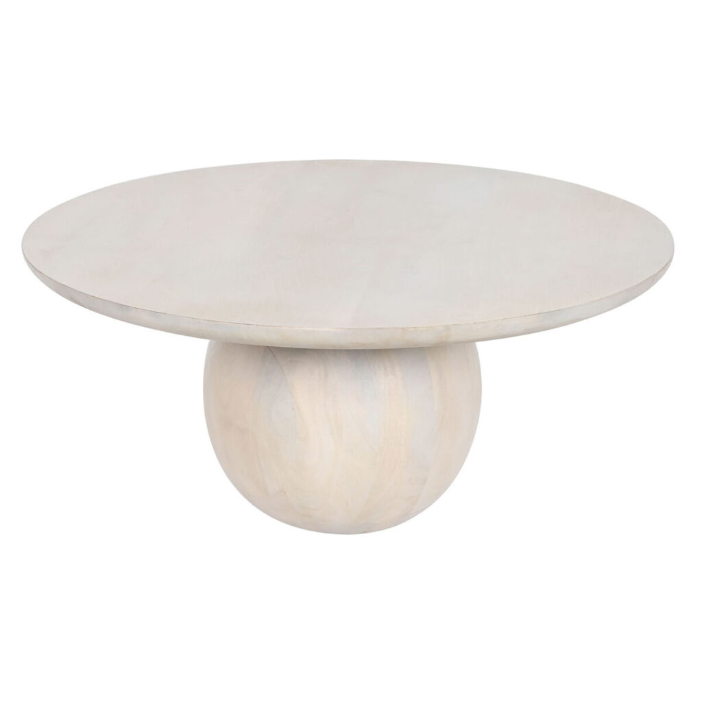 Hoofdtafel Home ESPRIT Acacia 81 x 81 x 37 cm