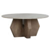 Hoofdtafel Home ESPRIT Bruin Beige 91 x 91 x 40 cm