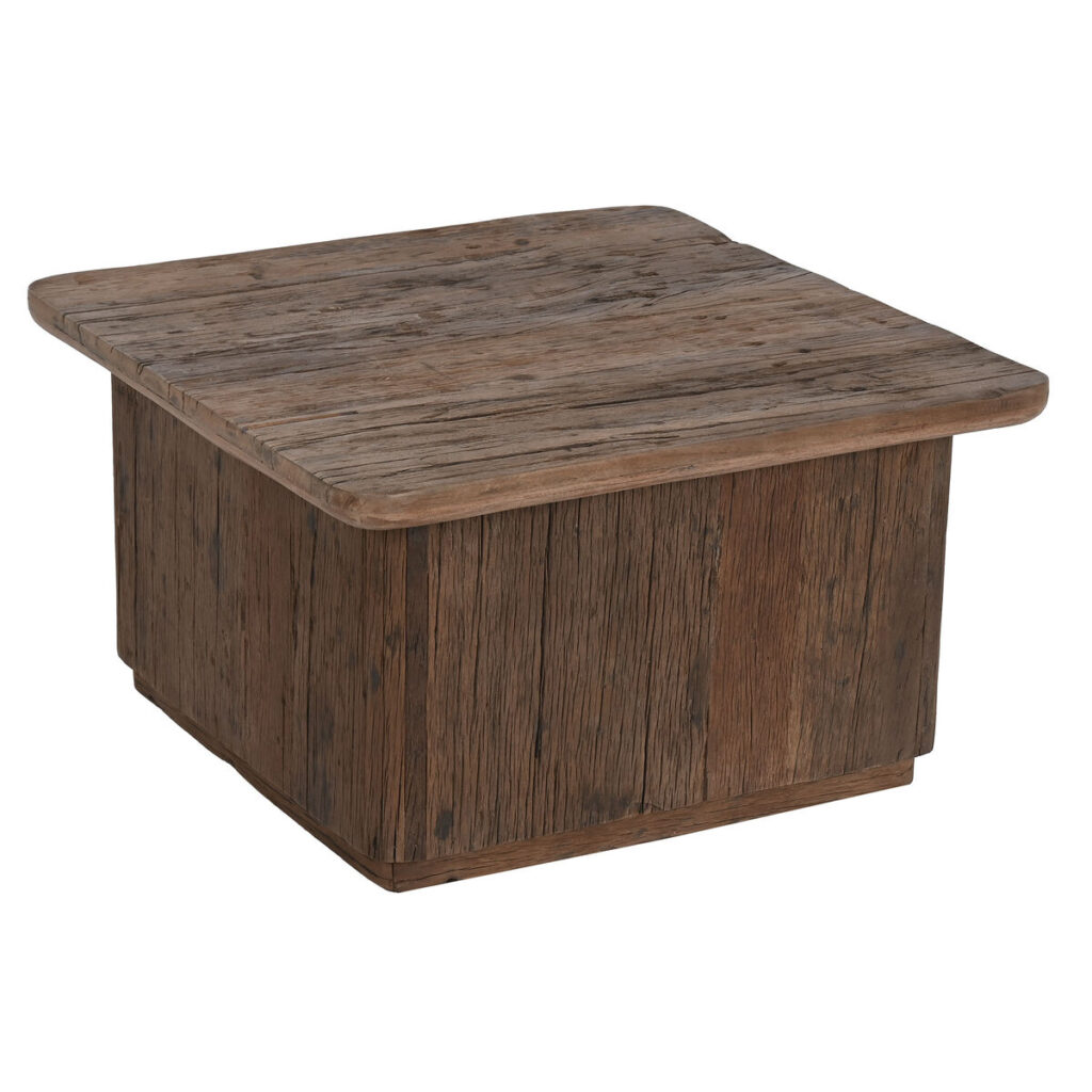 Hoofdtafel Home ESPRIT Bruin Hout 70 x 70 x 39 cm