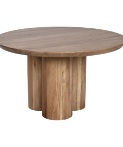 Hoofdtafel Home ESPRIT Bruin Natuurlijk Acacia 80 x 80 x 45 cm