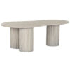 Hoofdtafel Home ESPRIT Graniet Hout MDF 130 x 70 x 45 cm