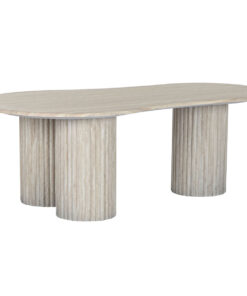 Hoofdtafel Home ESPRIT Graniet Hout MDF 130 x 70 x 45 cm