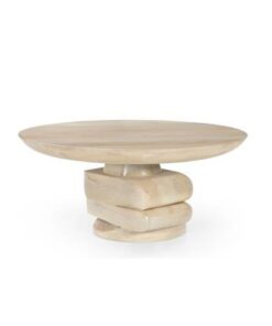 Hoofdtafel Home ESPRIT Mangohout 80 x 80 x 39 cm