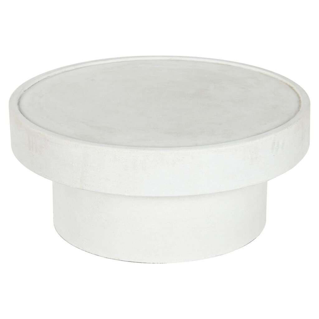 Hoofdtafel Home ESPRIT Wit 79 x 79 x 35 cm