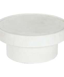 Hoofdtafel Home ESPRIT Wit 79 x 79 x 35 cm