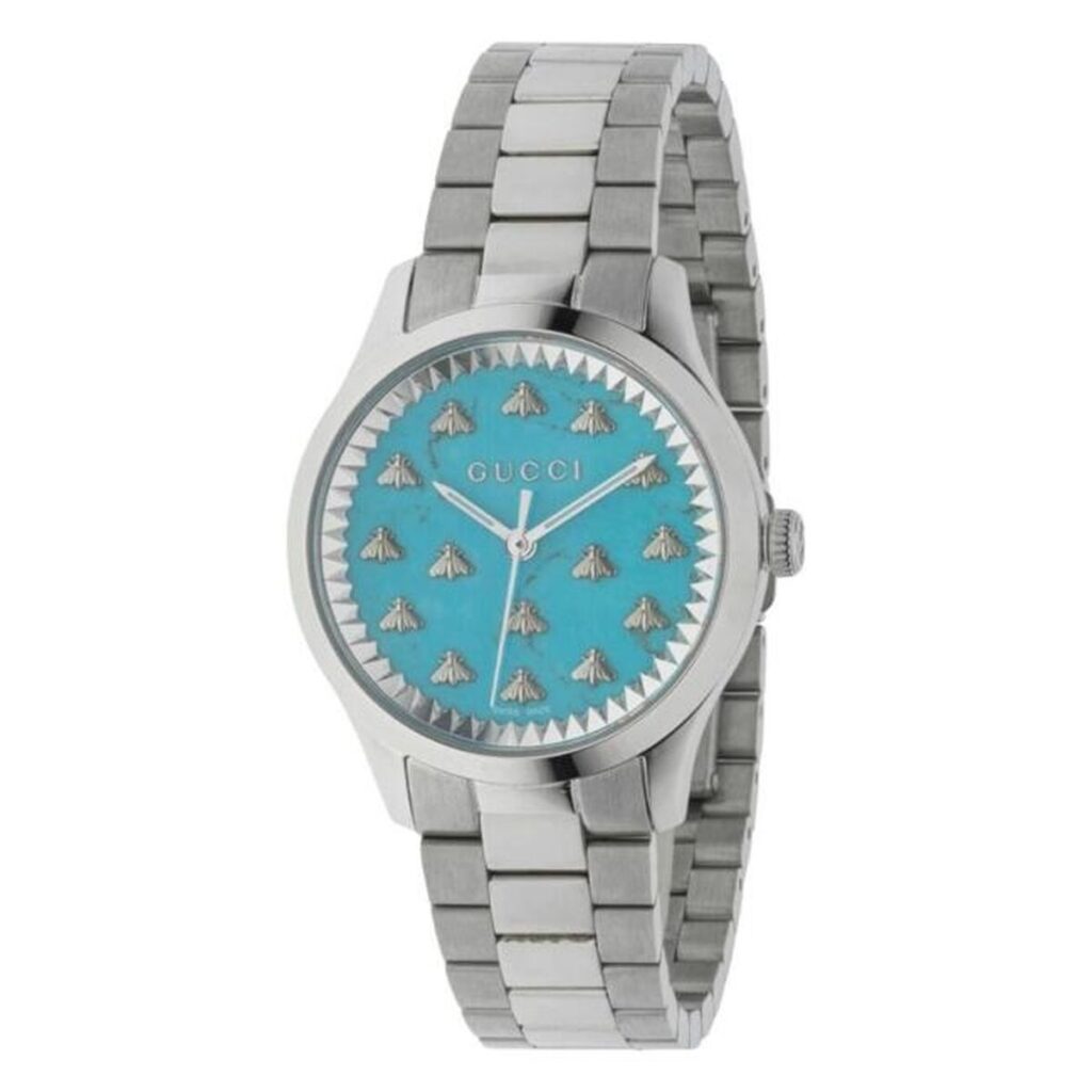 Horloge Dames Gucci G-TIMELESS MULTIBEE Zilverkleurig