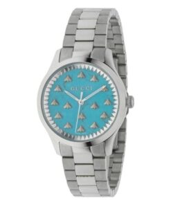 Horloge Dames Gucci G-TIMELESS MULTIBEE Zilverkleurig