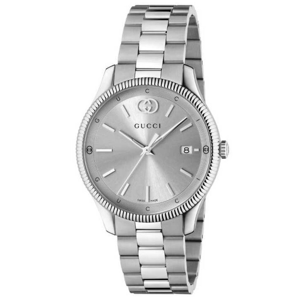 Horloge Dames Gucci G-TIMELESS Zilverkleurig