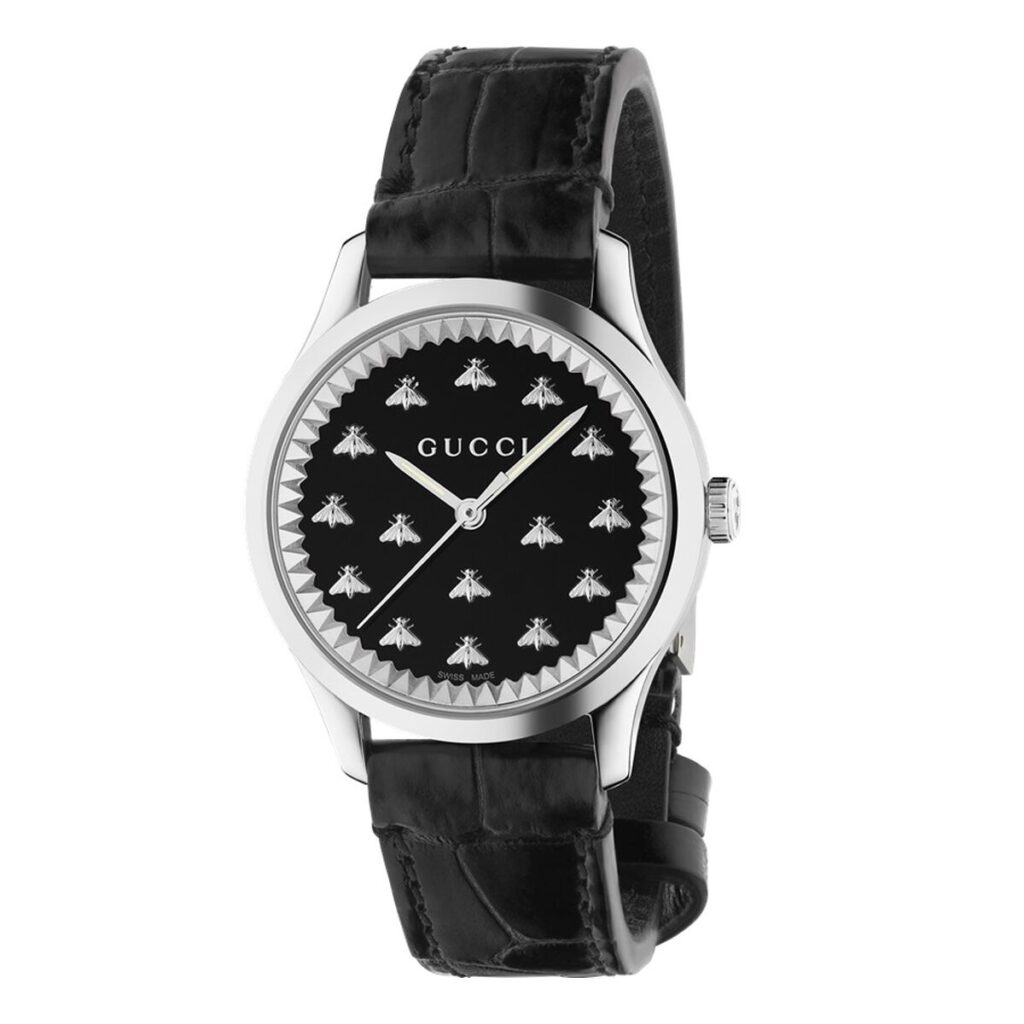 Horloge Dames Gucci YA1265055 Zwart