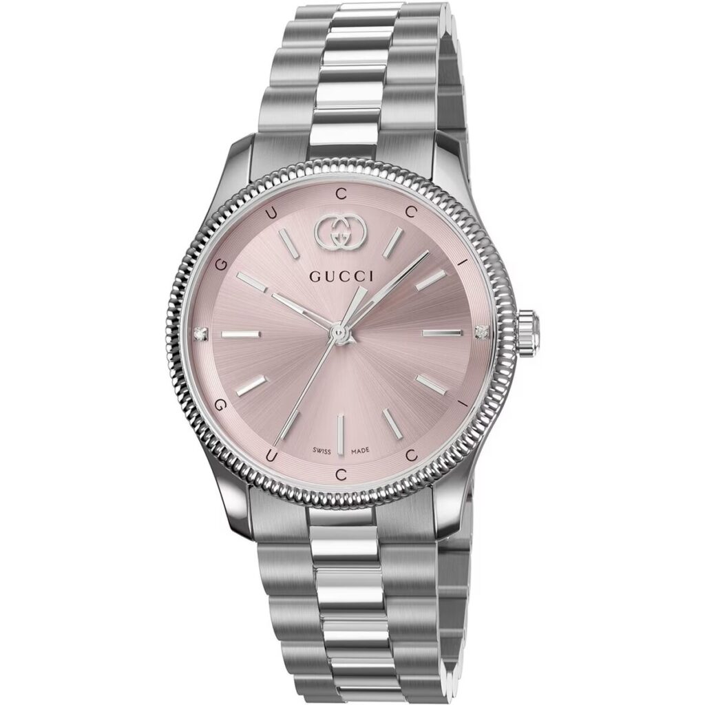 Horloge Dames Gucci YA1265061 Zilverkleurig