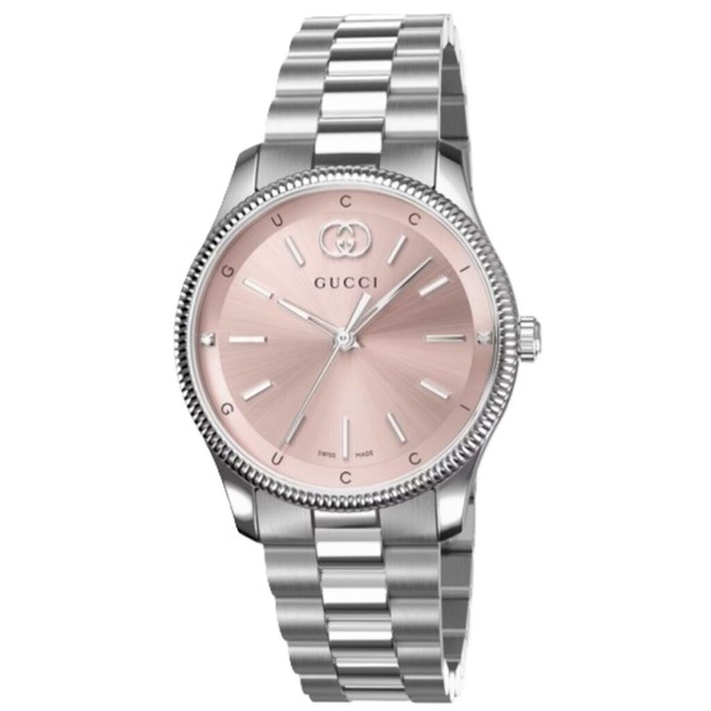 Horloge Dames Gucci YA1265062 Zilverkleurig