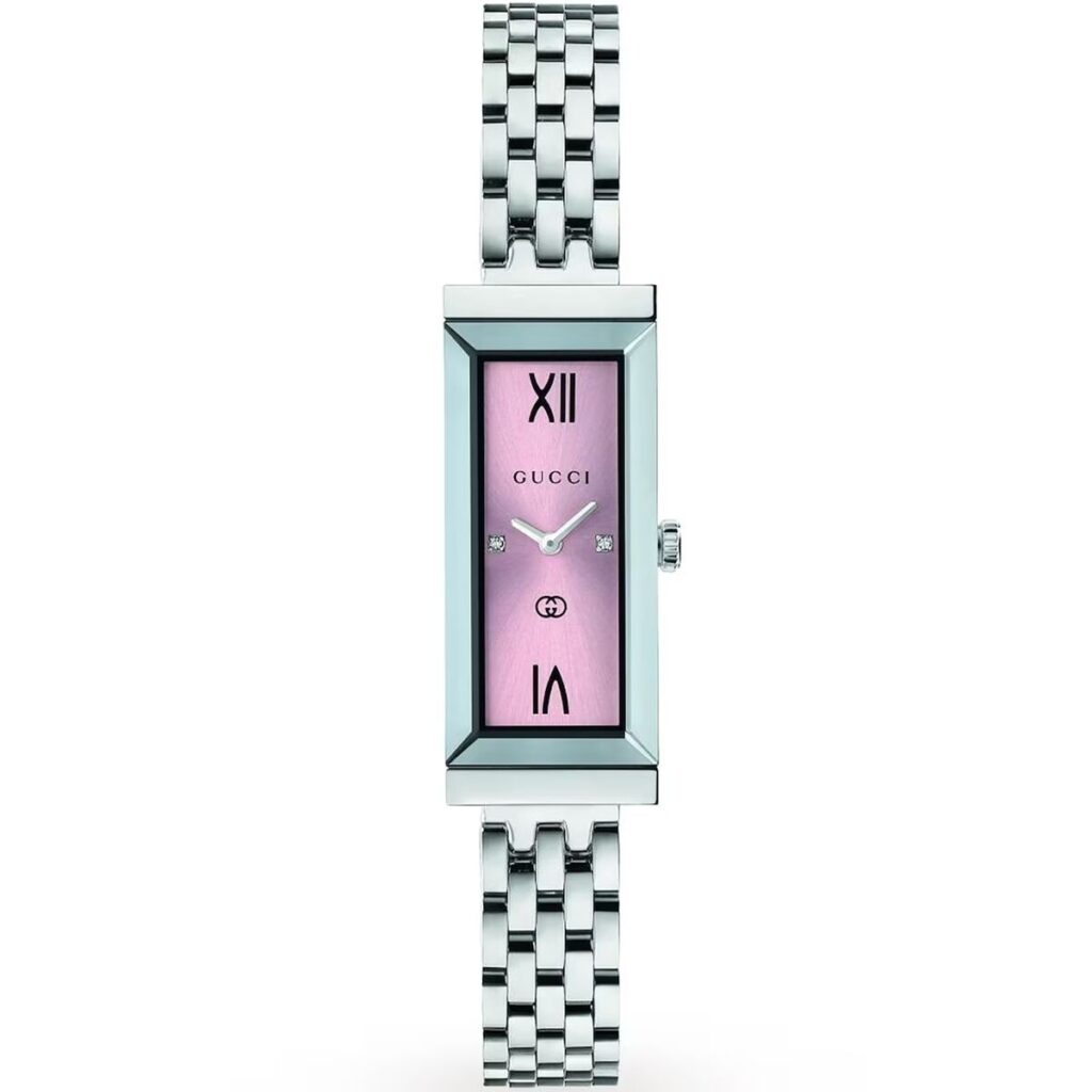 Horloge Dames Gucci YA127516 Zilverkleurig