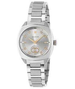 Horloge Dames Gucci YA142510 Zilverkleurig