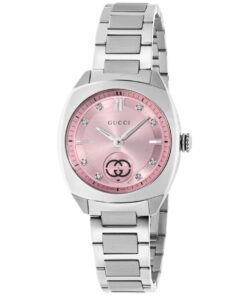 Horloge Dames Gucci YA142511 Zilverkleurig