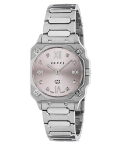 Horloge Dames Gucci YA166501 Zilverkleurig