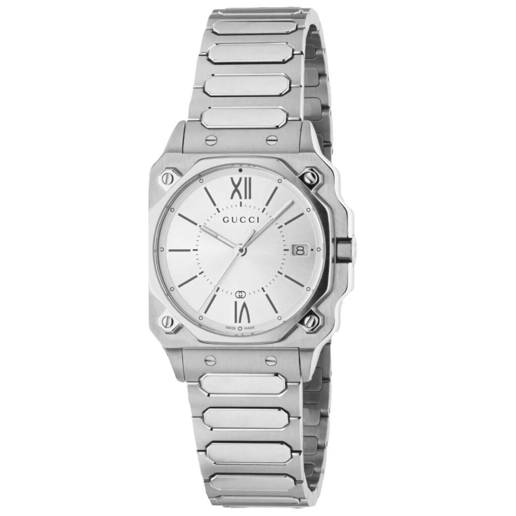 Horloge Dames Gucci YA166504 Zilverkleurig