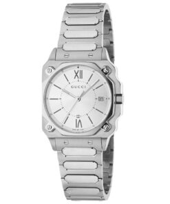 Horloge Dames Gucci YA166504 Zilverkleurig