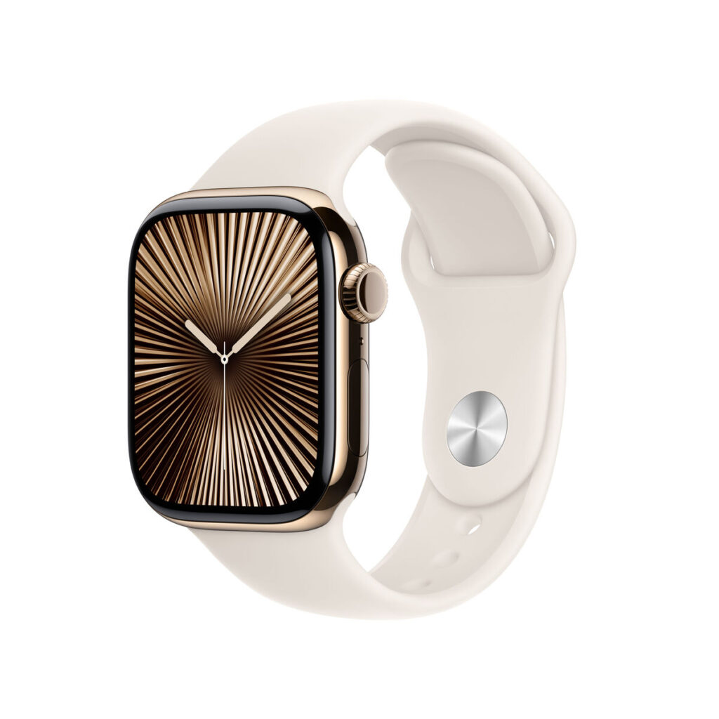 Horloge Heren Apple MX073QL/A Beige Gouden