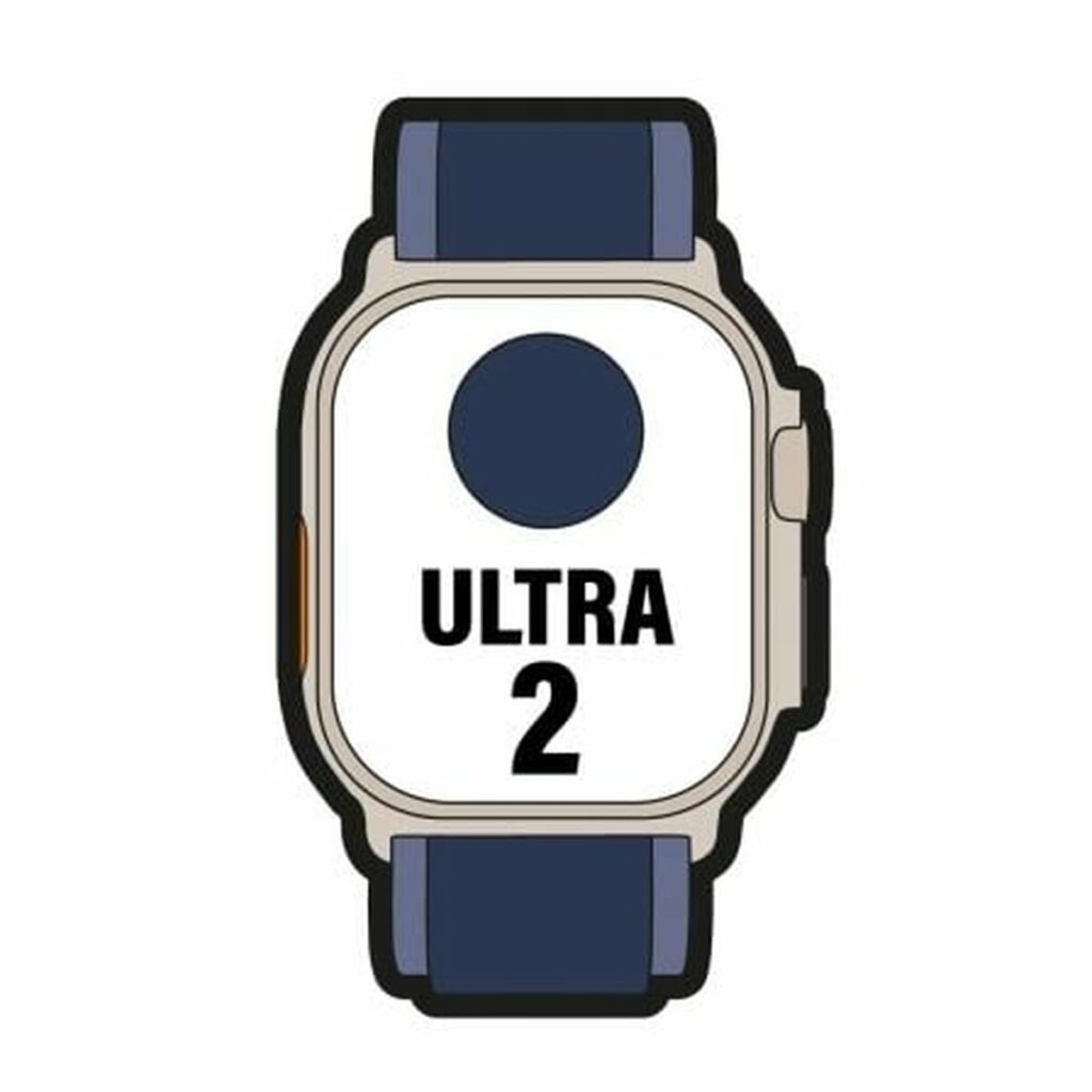 Horloge Heren Apple MX4H3TY/A Titanium 49 mm