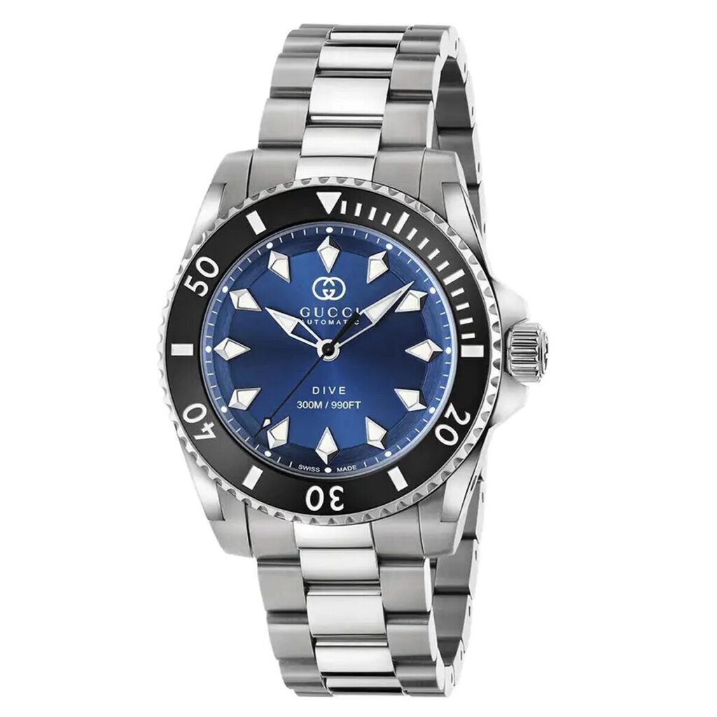 Horloge Heren Gucci YA136362 Zilverkleurig