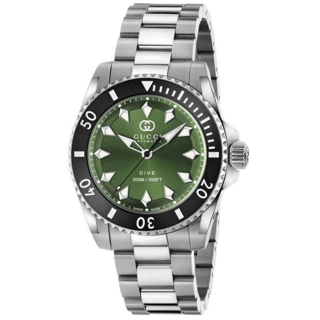 Horloge Heren Gucci YA136363 Zilverkleurig