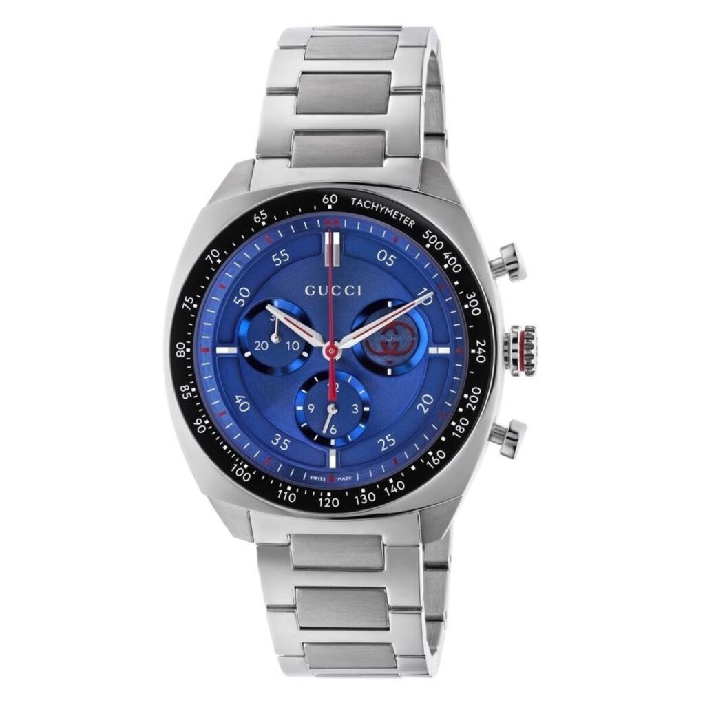 Horloge Heren Gucci YA142317 Zilverkleurig