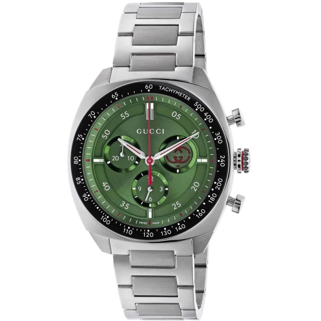 Horloge Heren Gucci YA142318 Zilverkleurig