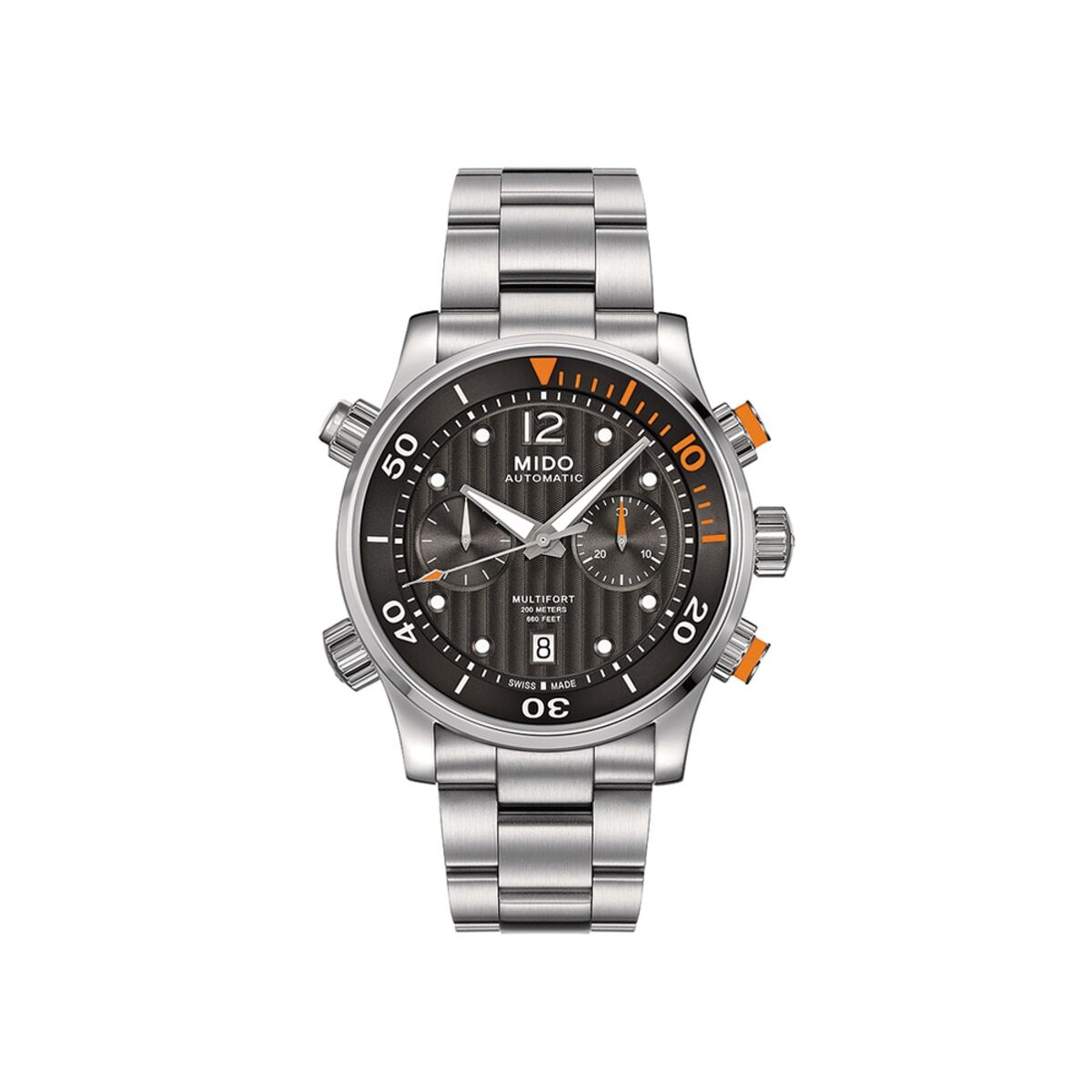 Horloge Heren Mido MULTIFORT TWO CROWNS (Ø 44 mm)