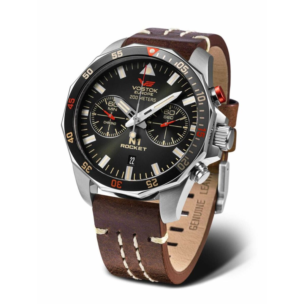 Horloge Heren Vostok 6S21-225A618 Zwart