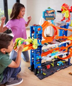Hot Wheels City Ultieme Garage Speelset + 2 Auto's - Afbeelding 3